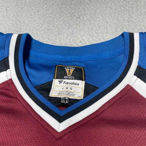 Colorado Avalanche Jersey Mens Large Red NHL Hockey Fanatics Forsberg 21 - Picture 4 of 14